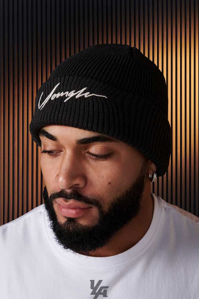 Black YoungLa 906 - Signature Beanies | 0316-FKOIP