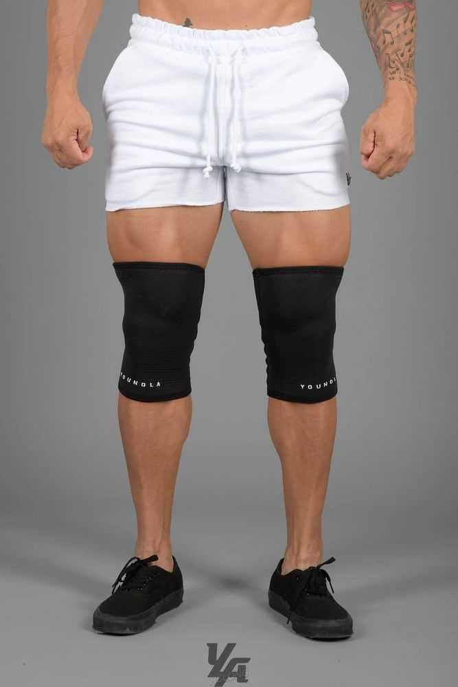 Black YoungLa 914 Knee Sleeves | 2038-BZHQK