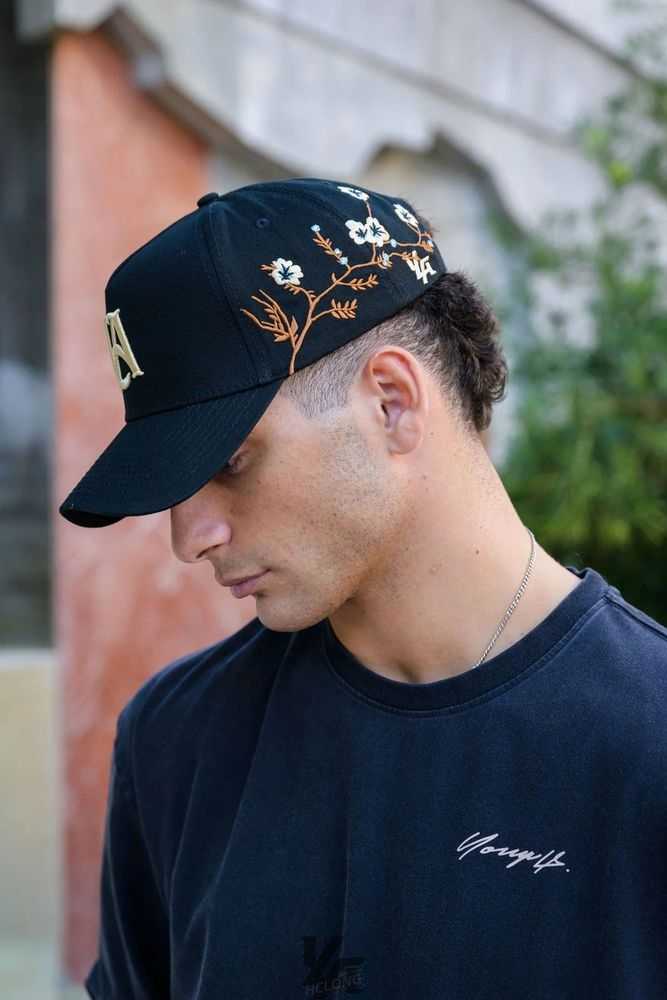 Black YoungLa 918 LA Branch Hats | 5819-TYOZV