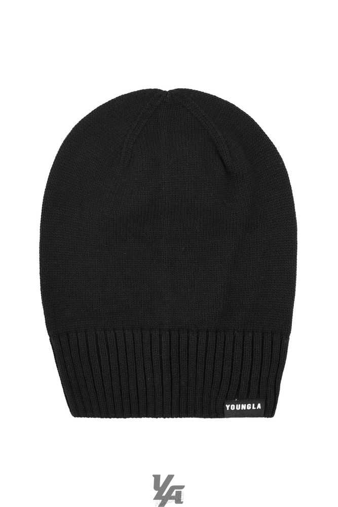 Black YoungLa 928 Essential Beanies | 9185-INPJX