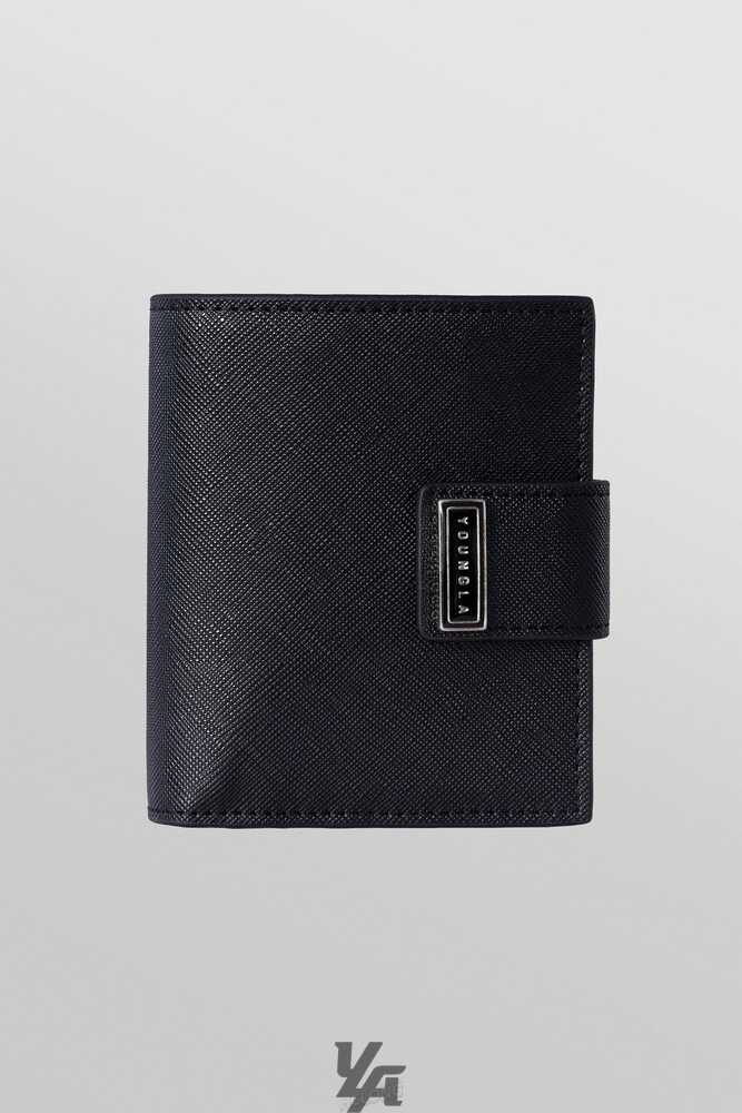 Black YoungLa 951 - Executive Bifold Wallets | 3710-BAJFR