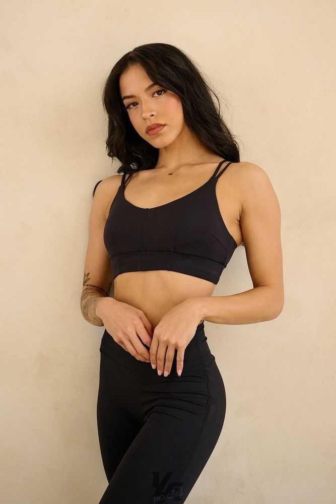 Black YoungLa W319 - Asana Sports Bra | 6231-YWTND