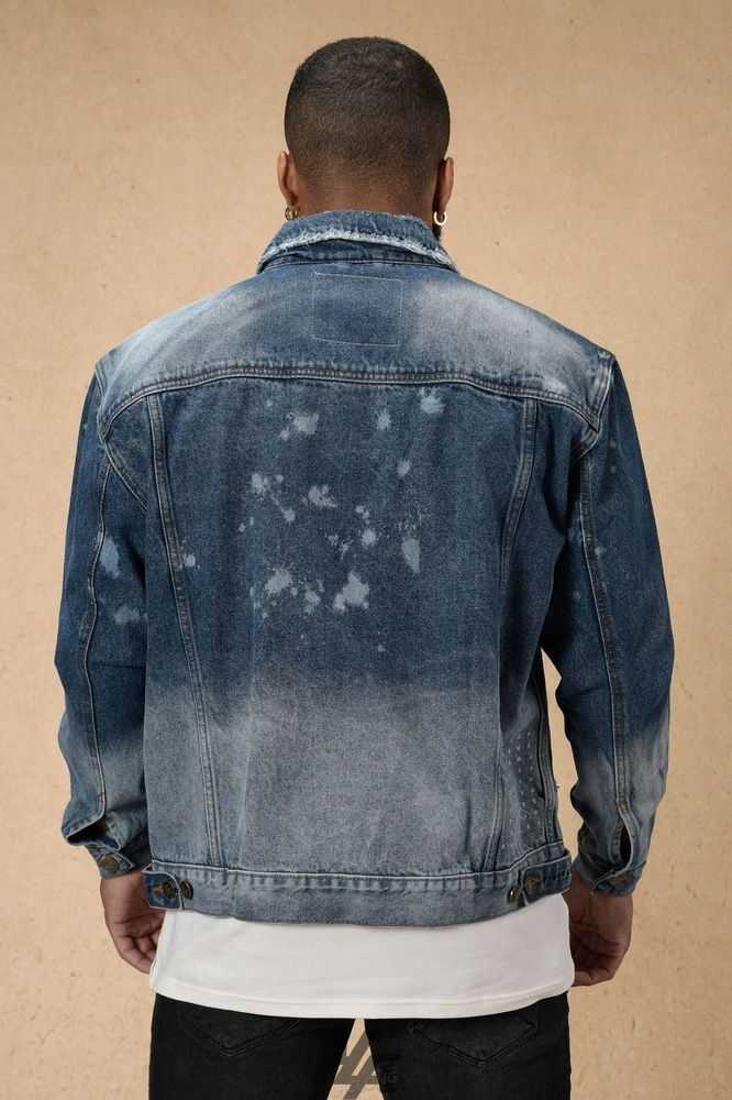 Blue Washed YoungLa 632 Downtown Denim Jackets | 2019-TNPCZ