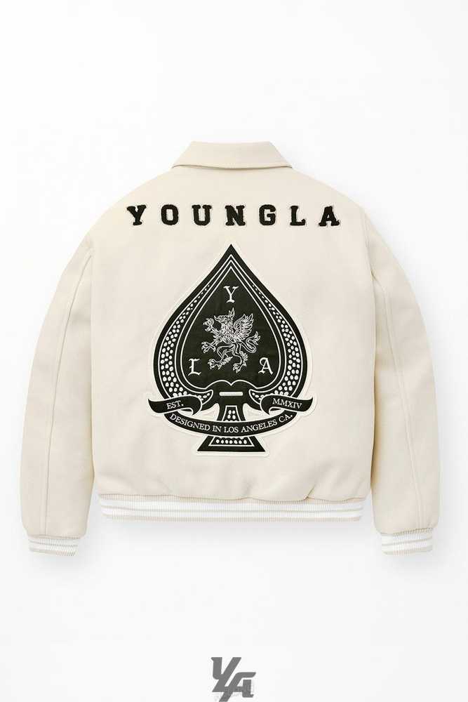 Bone YoungLa 569 - Ace of Spade Letterman | 6584-FNDOA