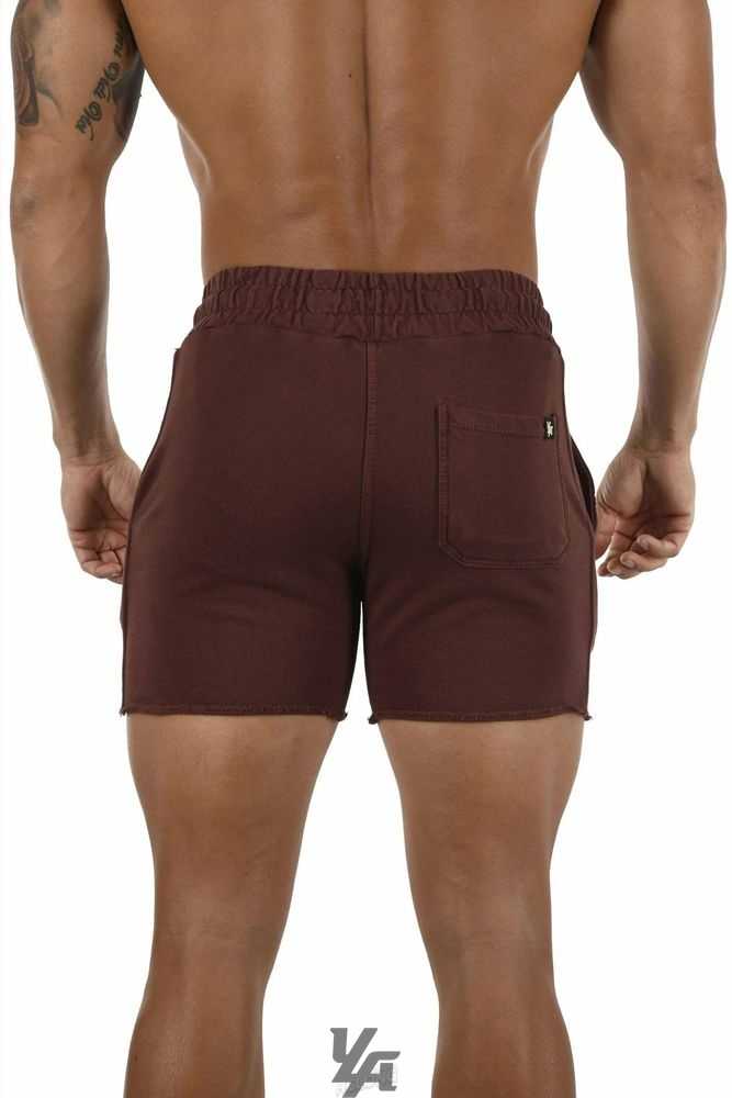 Brown Wash YoungLa 103 Shorts Pigment Washed | 6403-DKGYB