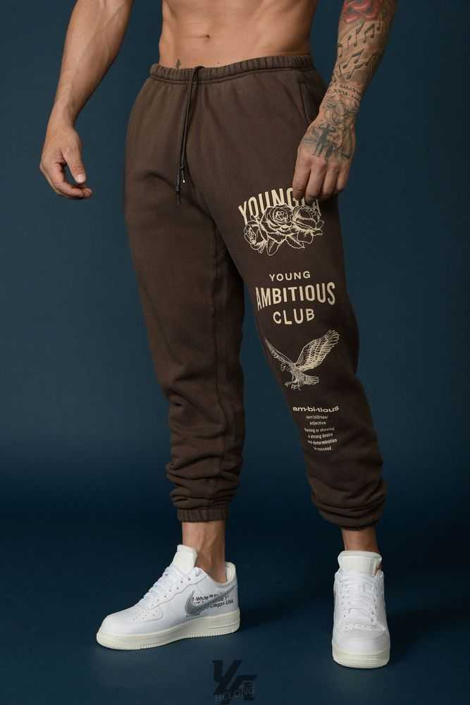 Brown Washed YoungLa 233 The Immortal Joggers | 2357-IPERZ