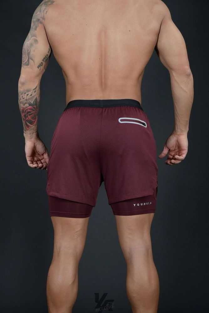 Brown YoungLa 129 Trilogy Compression Shorts | 2309-ZXLJF