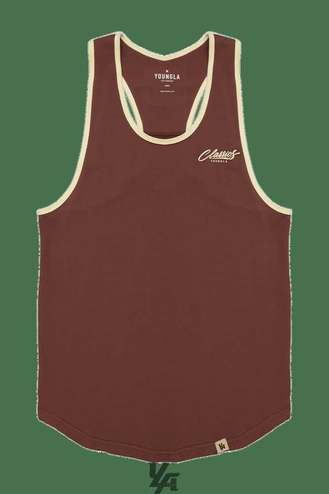 Brown YoungLa 324 Classics Stringer Tank | 2869-KTNWZ