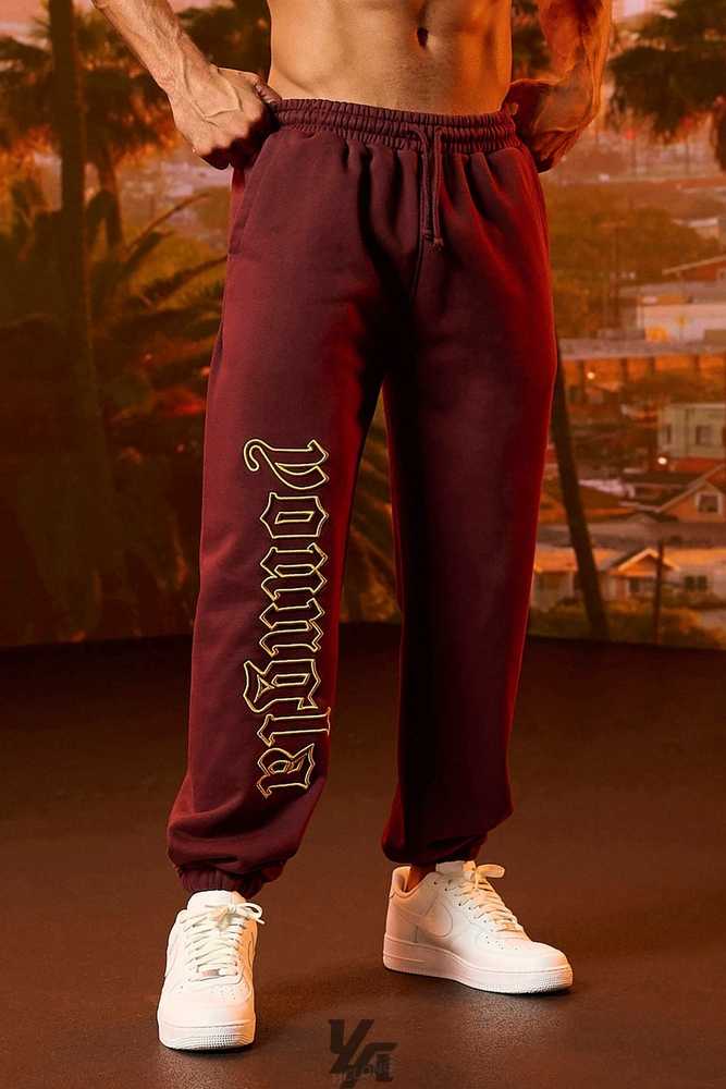 Burgundy Wash YoungLa 256 Anthem Joggers | 7962-CPWRG