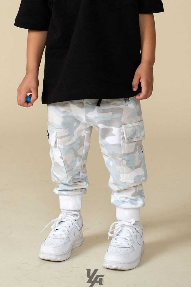 Camo White YoungLa L225 Cargo Joggers | 8690-KEQBD