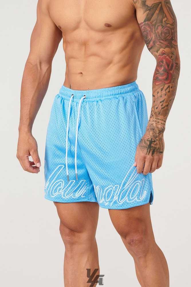 Carolina Blue YoungLa 155 Championship Shorts | 2657-TLKZJ