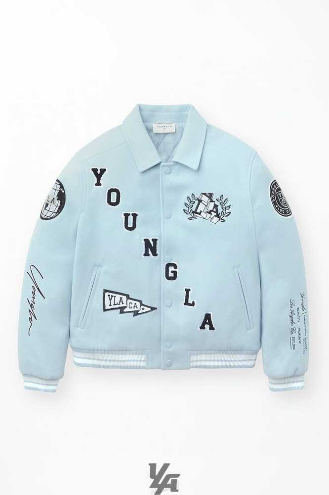 Carolina Blue YoungLa 569 - Ace of Spade Letterman | 9642-HPRIC