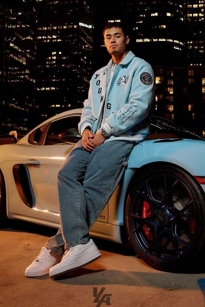 Carolina Blue YoungLa 569 - Ace of Spade Letterman | 9642-HPRIC