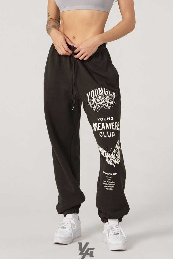 Charcoal YoungLa W211 Dreamer Joggers New Colors | 0576-IKOPG