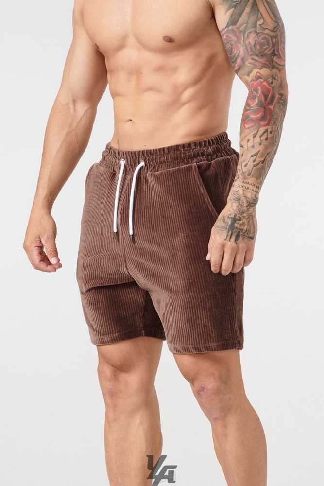 Chocolate YoungLa 119 Cord Collection - Shorts | 4259-NSYKE