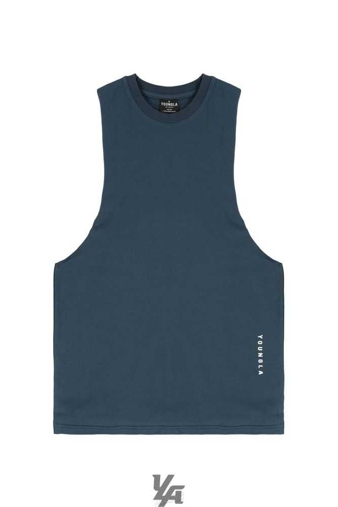 Deep Teal YoungLa 317 Delt Tanks | 7196-TFGLW