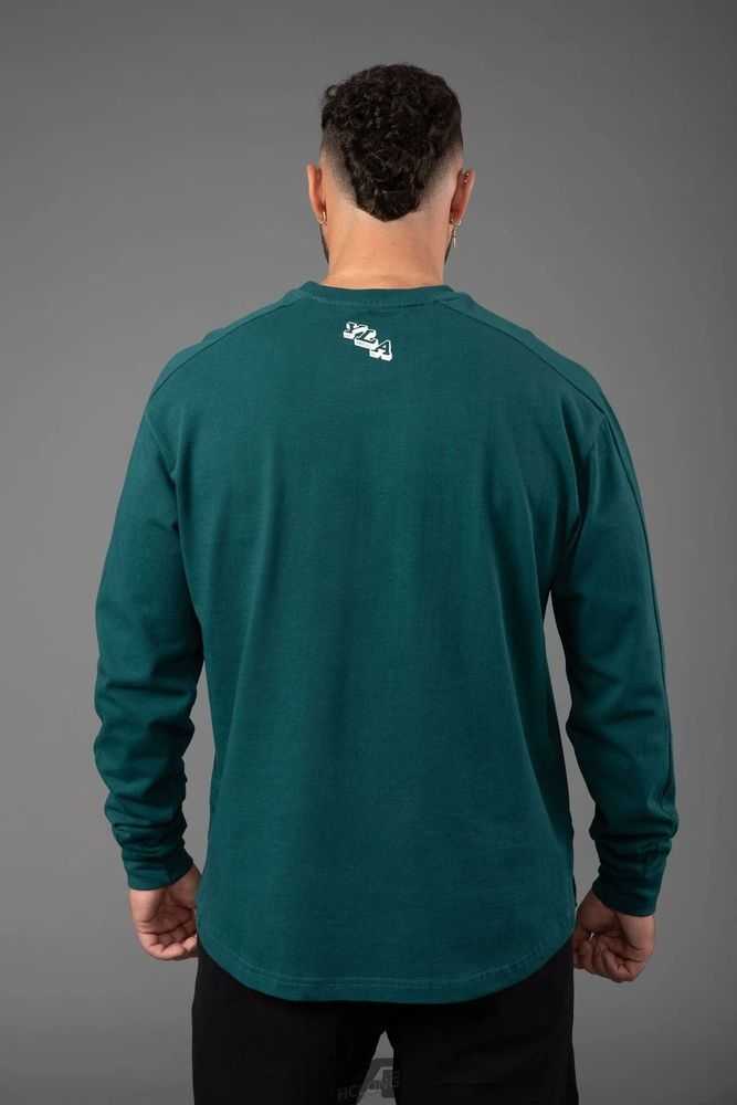 Deep Teal YoungLa 814 Offset Long Sleeves | 6051-BLACJ