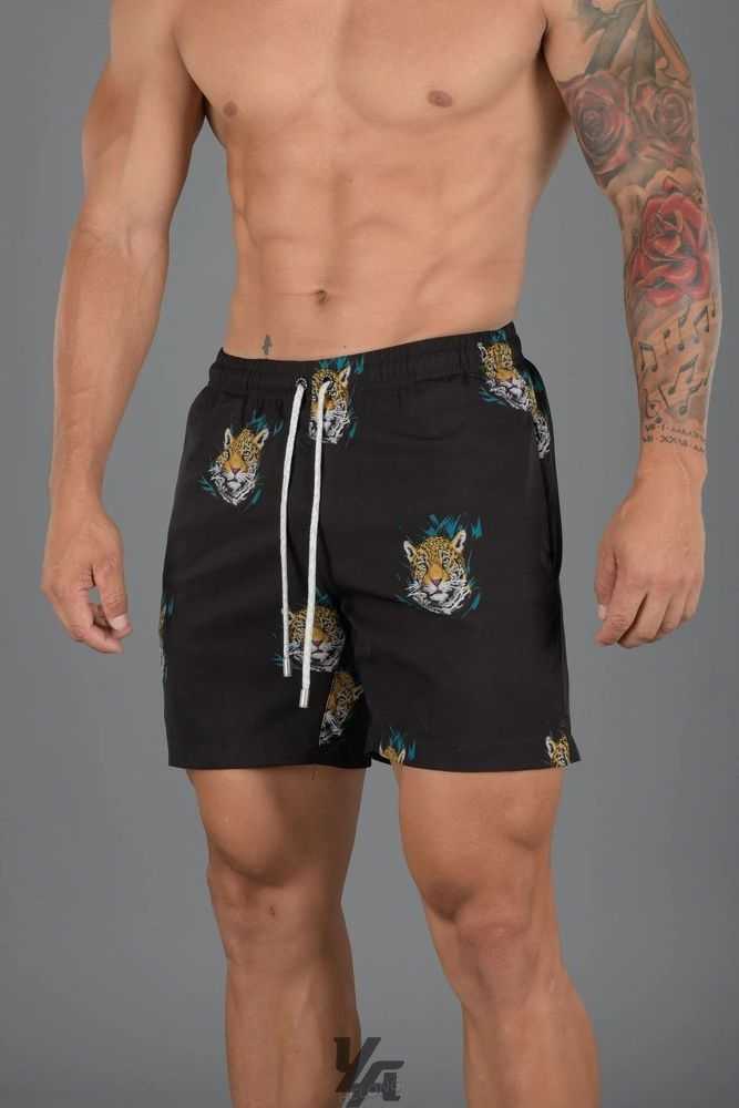 Disguised Tiger YoungLa 128 Abstract Swim Shorts '22 | 3462-DVLPA