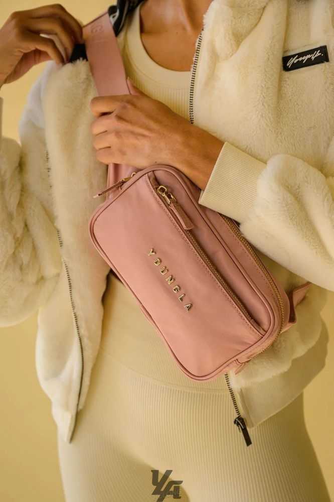 Dusty Pink YoungLa 751 Luxsential Fanny Packs | 7512-QFWVY