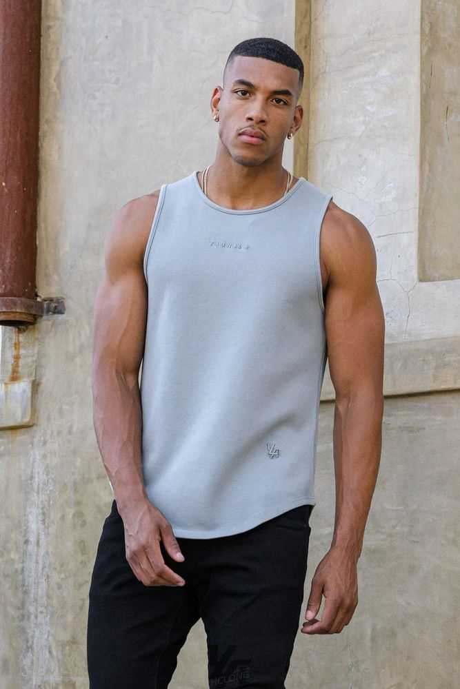 Grey Wash YoungLa 301 EXCELLENCE Tanks | 0437-DUNGE