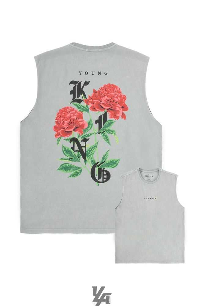 Grey Washed YoungLa 316 Young King Tanks | 1968-SIWDR