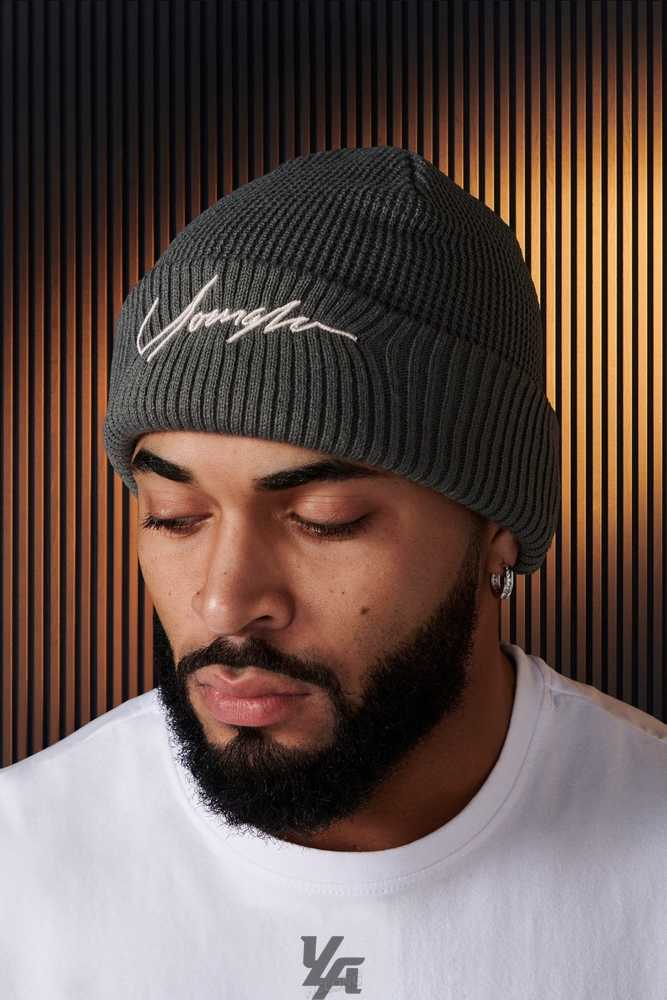 Gunmetal YoungLa 906 - Signature Beanies | 8569-IMANU