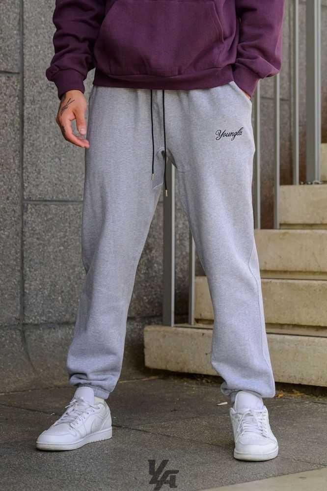 Heather Grey YoungLa 211 For Him Joggers | 5498-YEPIC