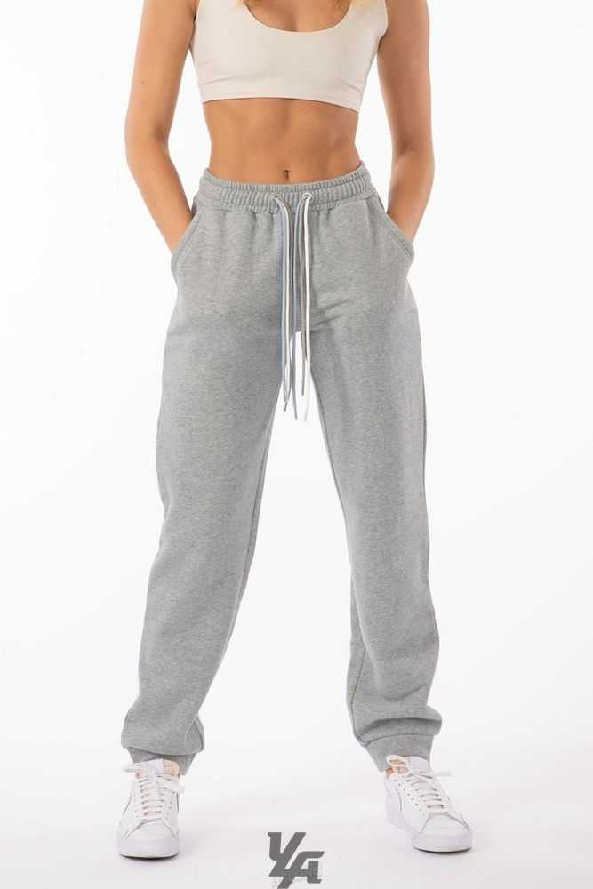 Heather Grey YoungLa W207 Triple String Joggers | 2310-UJWEA