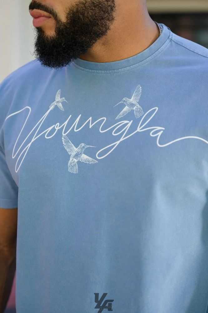 Hummingbird Signature YoungLa 452 The Flock Tees | 3658-QBFDA