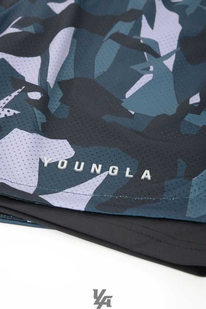 Jungle Camo YoungLa 138 Trilogy Camo Compression Shorts | 8691-QPHRV