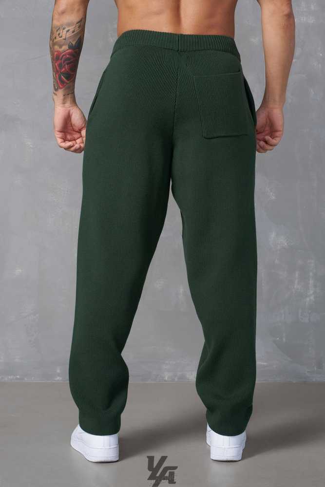 Jungle Green YoungLa 255 - Knitted Joggers | 9723-QWABZ