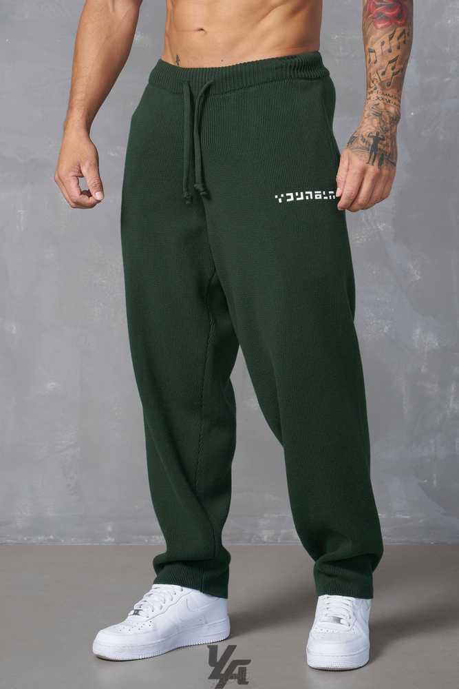 Jungle Green YoungLa 255 - Knitted Joggers | 9723-QWABZ