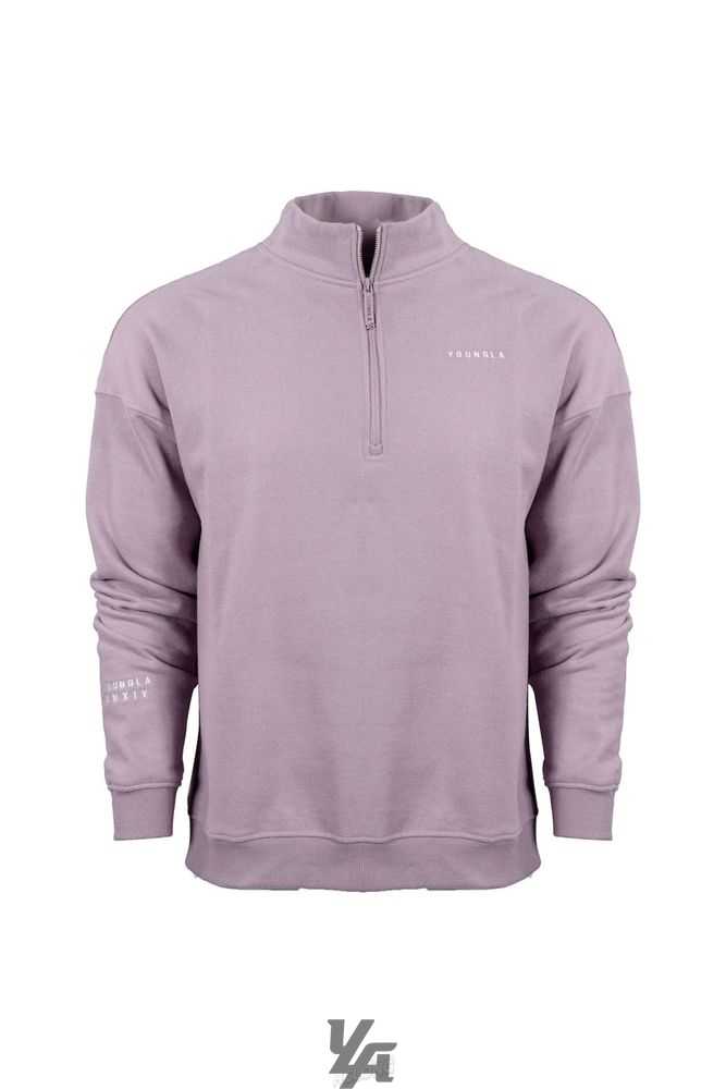 Lavender YoungLa 516 Alumni Quarter Zips | 2467-IVDRP