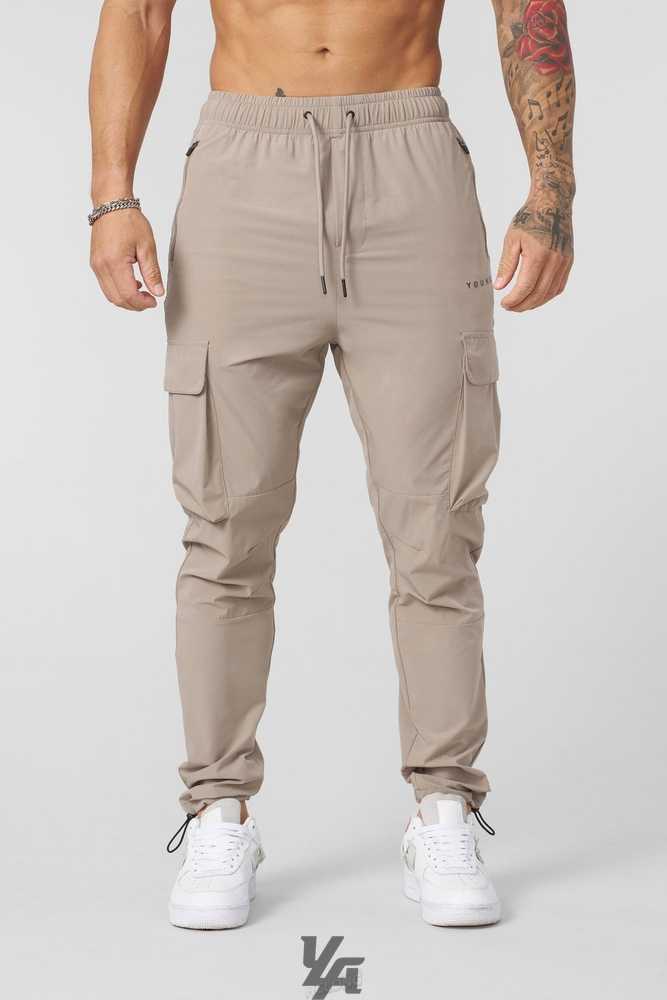 Light Cream YoungLa 218 Travel Cargo Joggers New Colors | 1034-DMJOH