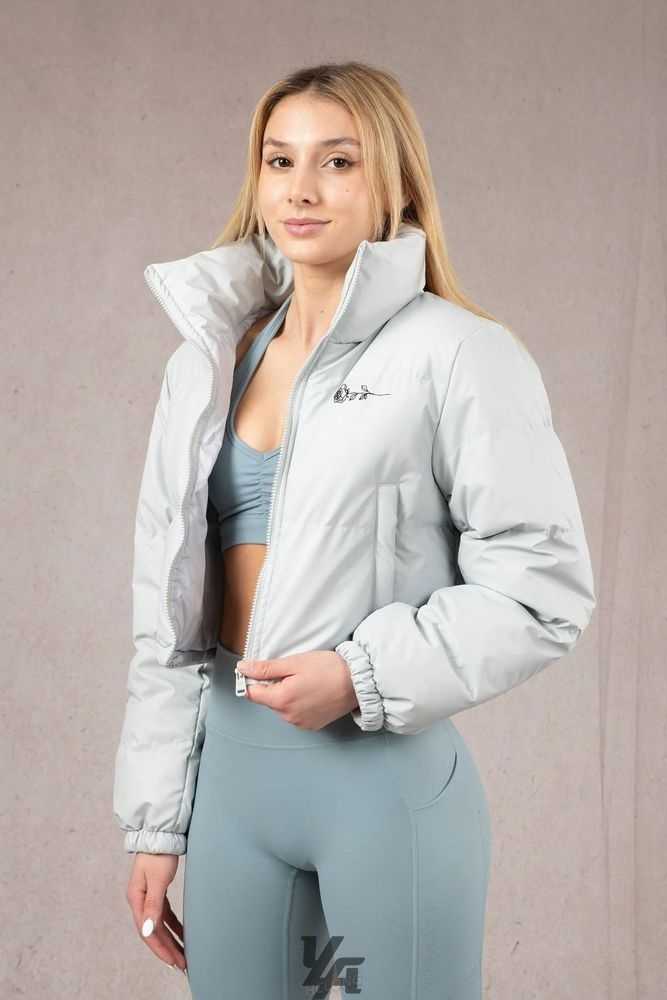 Light Grey YoungLa W511 Rosita Puffer Jacket | 9842-GQZXV