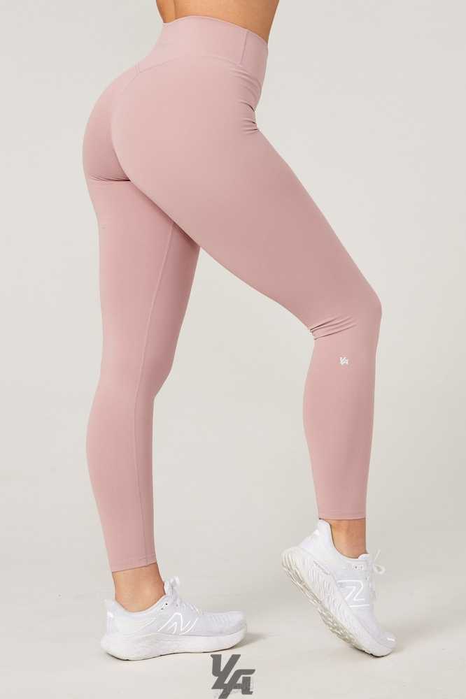 Mauve Pink YoungLa W218 - Powerpuff Leggings | 8051-DREHO