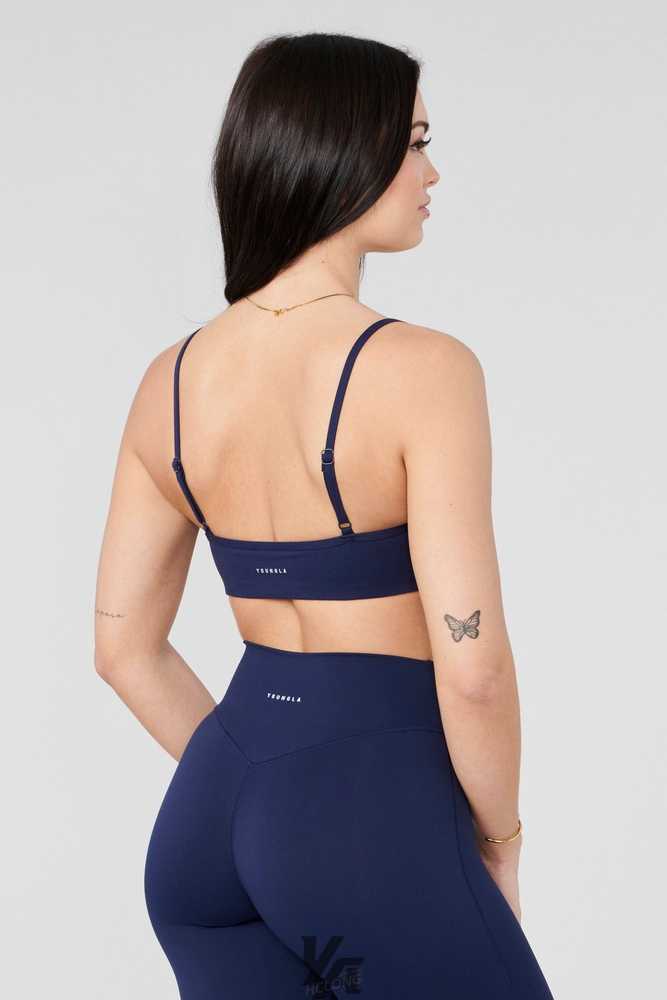 Midnight Blue YoungLa W324 Vital Sports Bra | 6840-WNBYQ