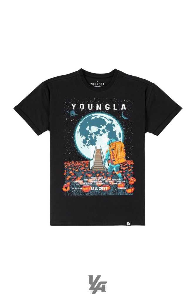 Moon Escalator YoungLa 438 Motion Picture Tees | 8341-IRBYJ