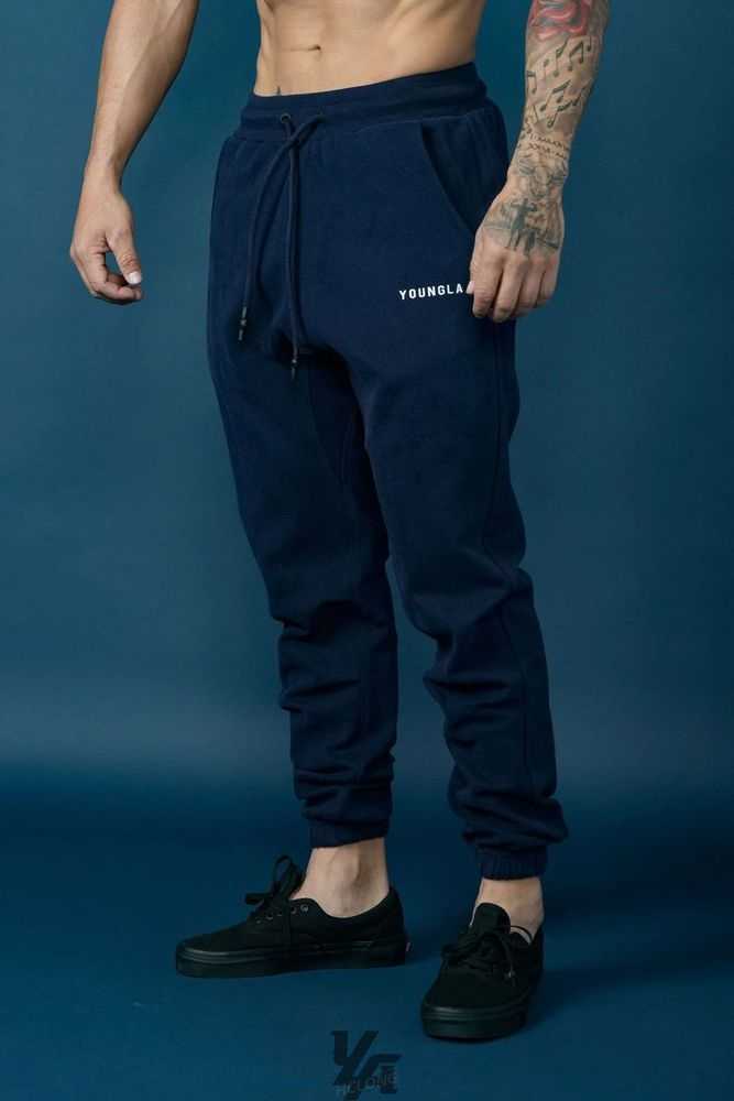 Navy YoungLa 210 Kick-Back Joggers | 8325-WELCZ