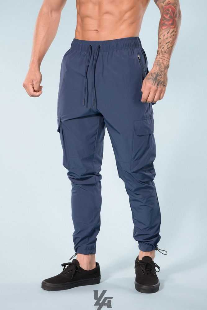 Navy YoungLa 218 Travel Cargo Joggers | 7104-UHGTL