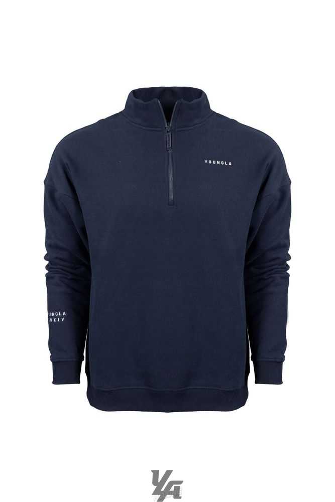 Navy YoungLa 516 Alumni Quarter Zips | 1862-VSBGT