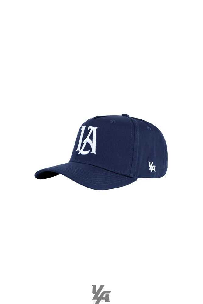 Navy YoungLa 920 A-Frame LA Snapback Hat 2.0 | 8321-VLIAP