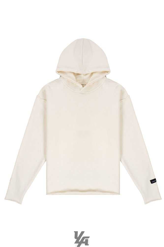 Off-White Wash YoungLa 555 Anarchy Hoodies | 7465-ZKBPL