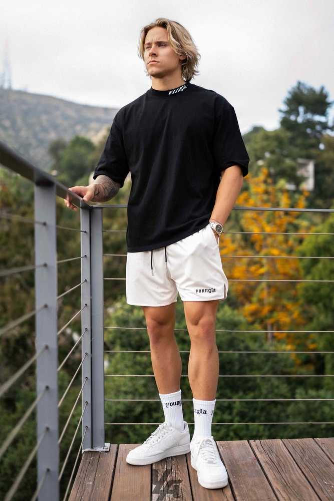 Off-White YoungLa 134 Game-Time Shorts & Socks Set | 5024-ZRGJL