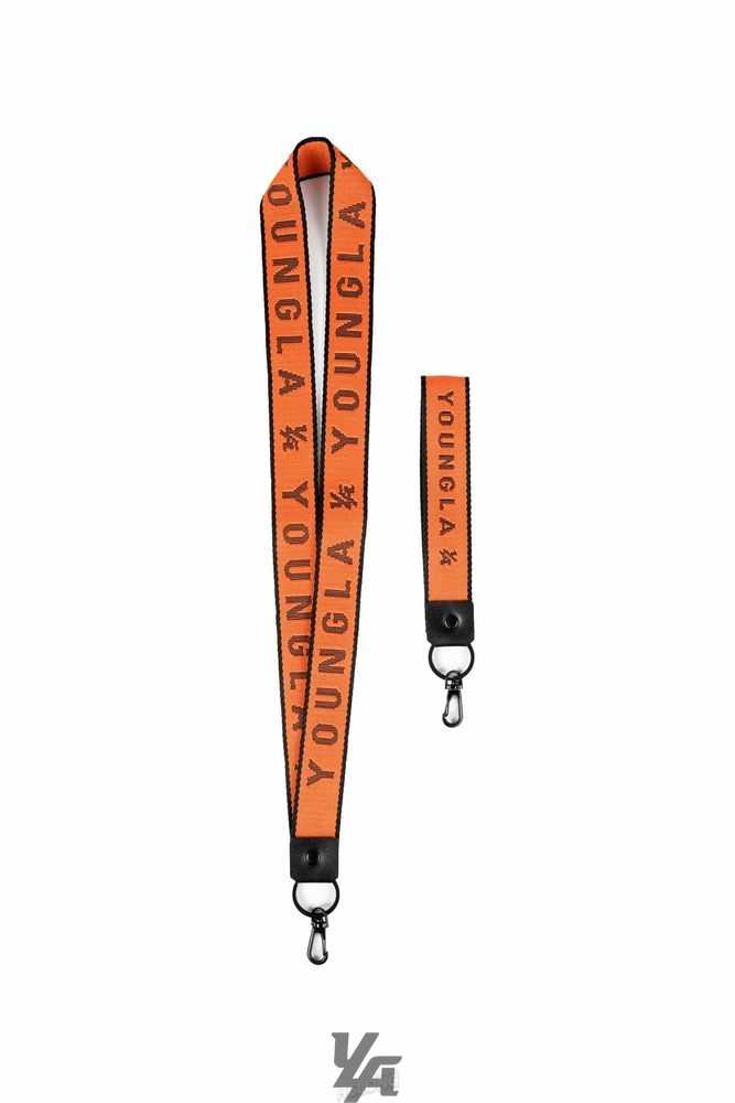 Orange YoungLa 930 Keychain + Lanyard Set | 3915-WIVHD