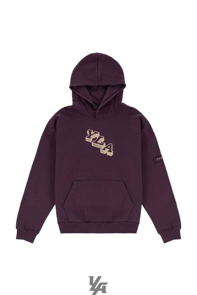 Plum Perfect YoungLa 551 Campus Hoodies | 9785-IRUMD