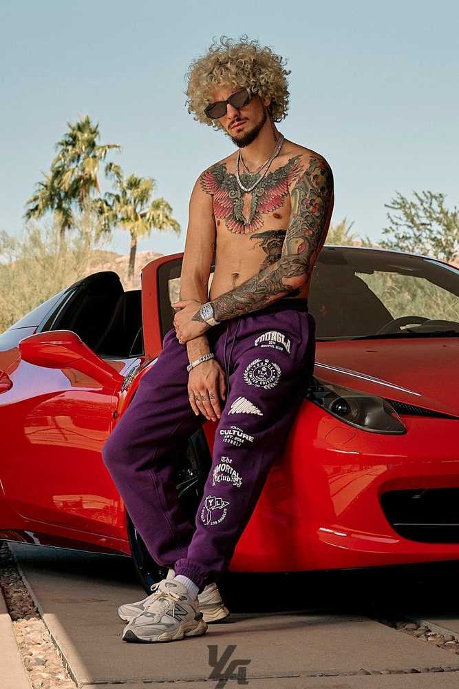 Purple YoungLa 204 - Immortal Killer Joggers | 5807-BUDGX