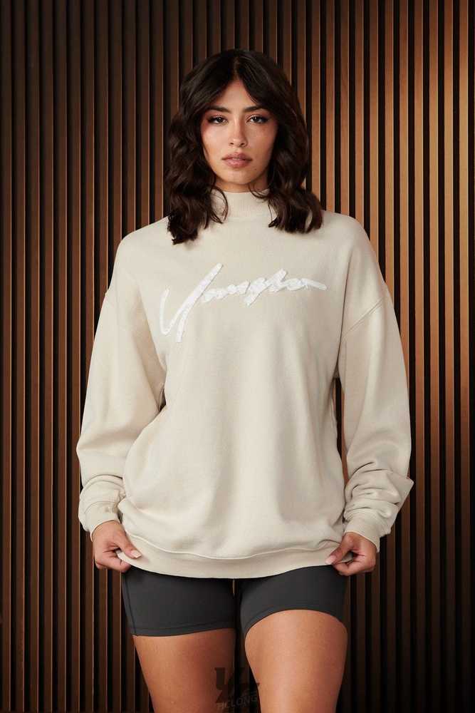 Rain Cloud Wash YoungLa W521 - Urban Crewneck | 3184-ESWCM