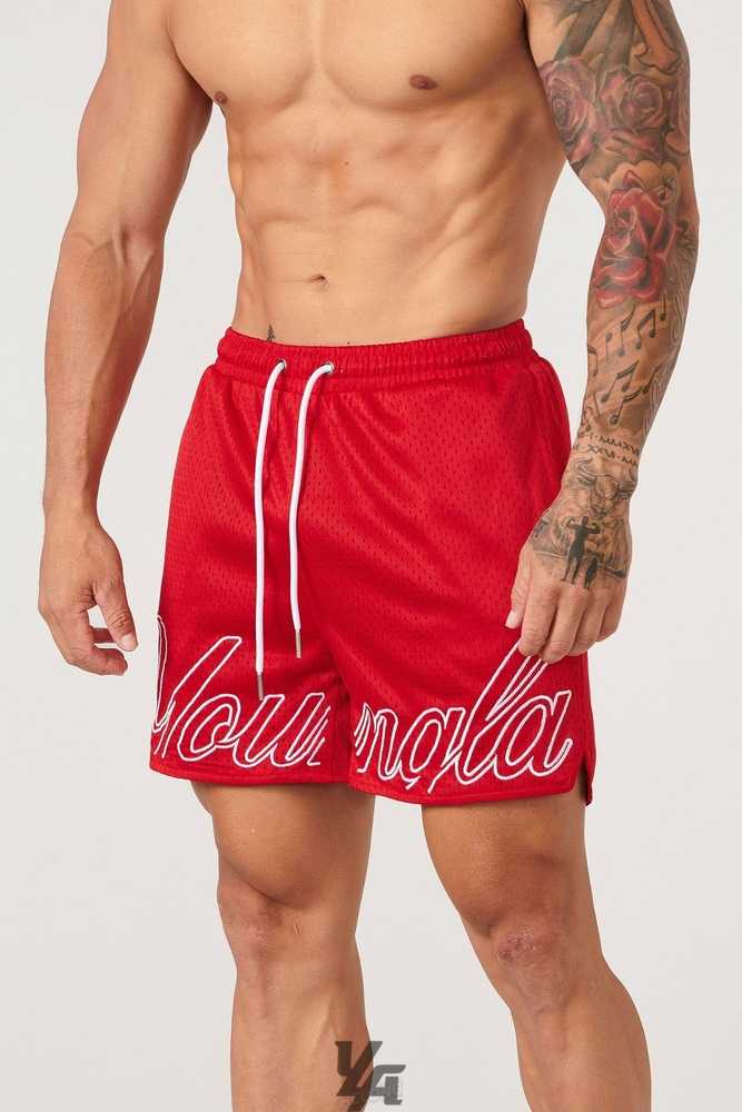 Red YoungLa 155 Championship Shorts | 3951-TXCDZ