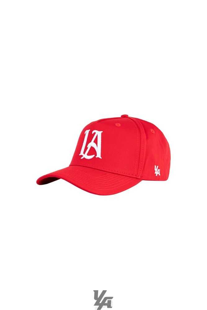 Red YoungLa 920 A-Frame LA Snapback Hat 2.0 | 6175-HOGAY